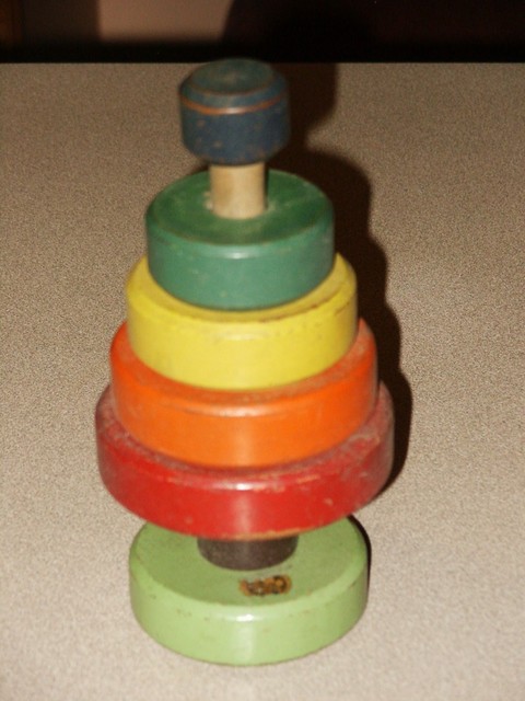 RARE Vintage HOLGATE TOYS Stackable 