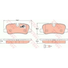 Plaquette de frein Land Rover RANGE 4X4