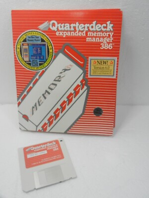 Quarterdeck Qemm 386 memory management software V6.0 for 80386 PS/2 and ...