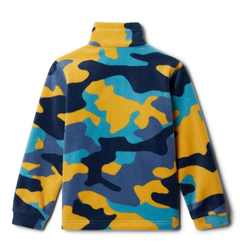 Columbia Youth Boys Zing III Fleece, Shasta Mod Camo, Medium - Picture 6 of 9