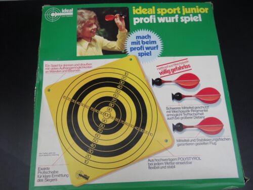 Sport Magnet Dartscheibe Wurf Spiel Altes Vintage Spielzeug IDEAL 70er NEU OVP - Bild 2 von 6