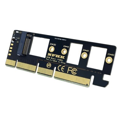 Expansion Card M.2 NVME SSD to PCIE 3.0 X16 / X8 / X4 Desktop SSD Adapt6229