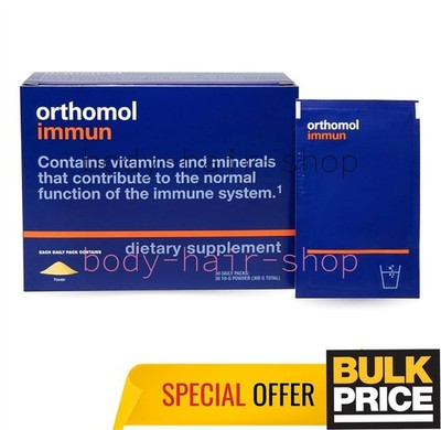 Orthomol Immun Powder 30 Sachets 30-Days Vitamin Mineral Supplement Exp. 07/2027