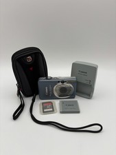 Canon Powershot SD1200 IS Digital ELPH Camera Gray Y2K Digicam Bundle - Tested