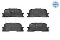 Meyle 025 237 0215/W Bremsbelagsatz, Scheibenbremse FüR Toyota
