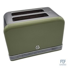 Swan 2-Slot Retro Toaster ST19010GN Grün