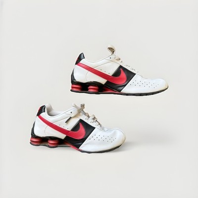 Retro 2009 Nike Shox Classic II Black Red White Sneakers Men Sz 10.5 343900-161