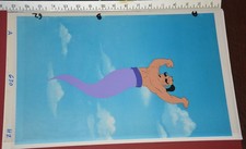 production animation cel - Aladdin #043 -OVERSIZED- 10" x 17" - SEE 25% off SALE