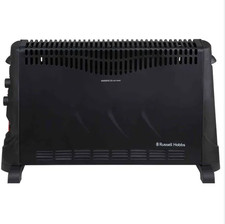 Image of Russell Hobbs RHCVH4002B 2KW Black Electric Convection Heater & Adjustable Time
