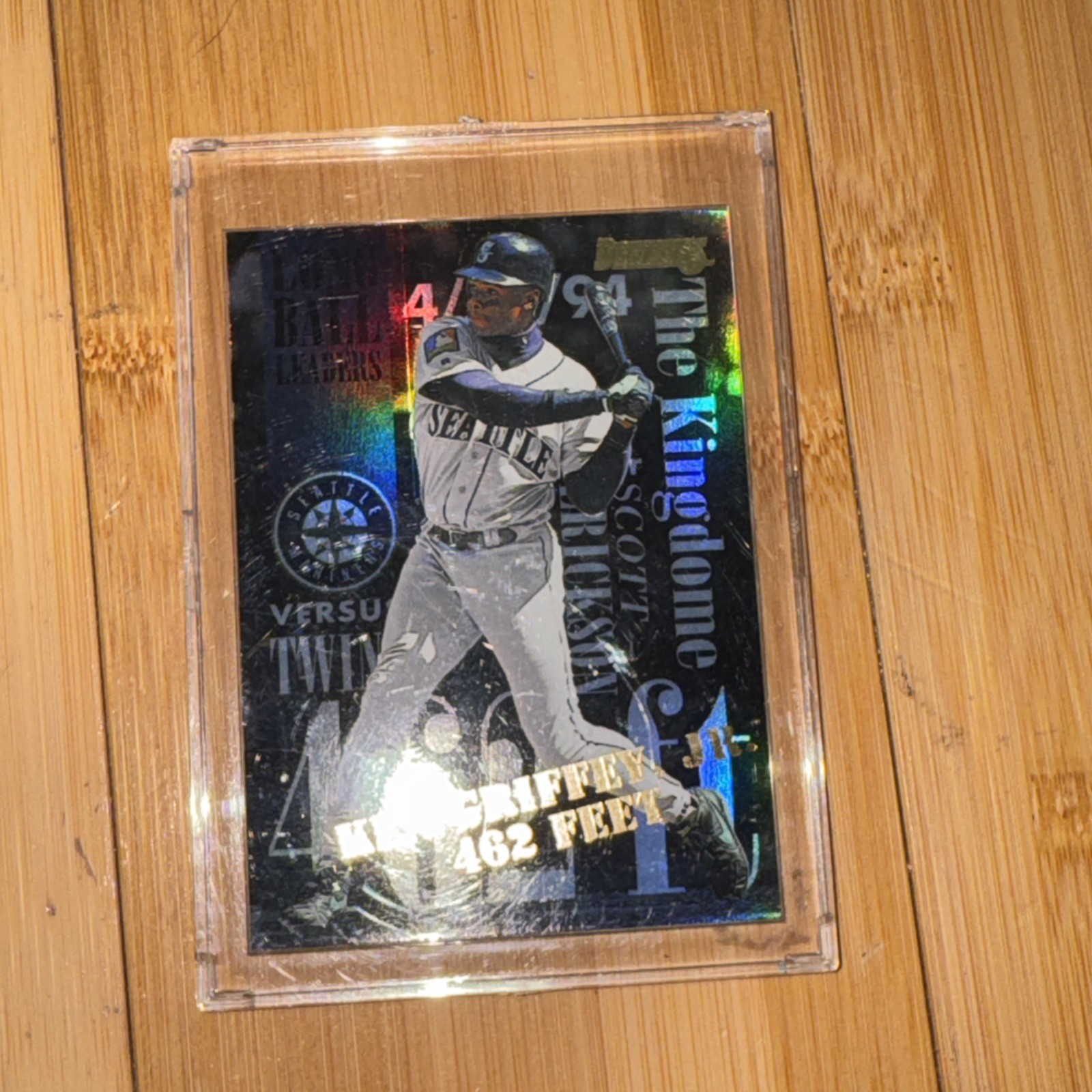 1994 Donruss KEN GRIFFEY JR “LONG BALL LEADERS” HOLO 3 OF 8 SP RARE 1:180