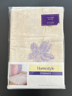 Home Style - King Size - Baumwolle/Polyester Bettbezug - ''Eternity'' Neu