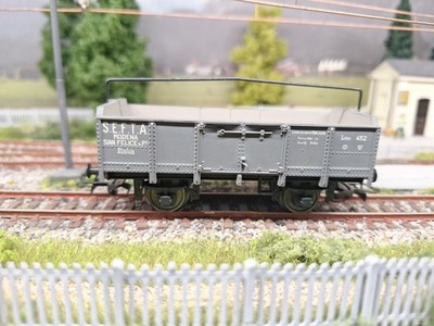 Rivarossi 2041 Offener Hochbordwagen S.E.F.T.A. Modena Spur H0
