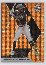 2021 Panini Mosaic Reactive Orange Mosaic Prizm Fernando Tatis Jr #123 00d2