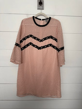 Chelsea 28 Women’s Large Pink Crochet Lace Dress