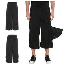 Men Culottes Harem Pants Japanese Trousers Harajuku Vacations Wide Leg Daily