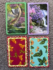 Original swap playing cards Springbok gardens flowers