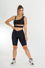 Womens Workout 2-Piece Set: Crop Top  Shorts Multiple Colors 