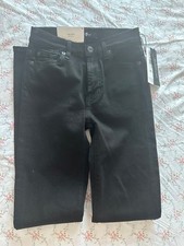 For All 7 Mankind black jeans slim illusion luxe SUPER PETITE 