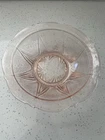 Vintage Hazel Atlas Pink Depression Glass Royal Lace Serving Bowl 10”