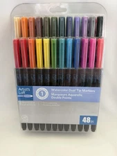 Artists Loft Watercolor Dual Tip Marker-Double Pointe - 48 Colors-Free Shipping