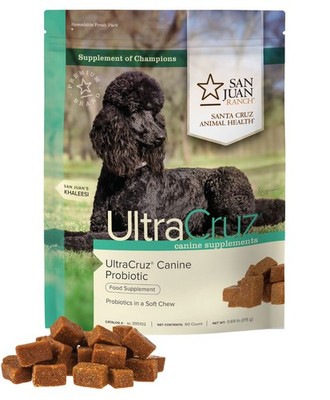 UltraCruz Canine Probiotic Supplement for Dogs, 60 Tasty Chews