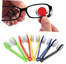 5 Pcs Mini Sun Glasses Eyeglass Microfiber Spectacles Cleaner Soft Brush