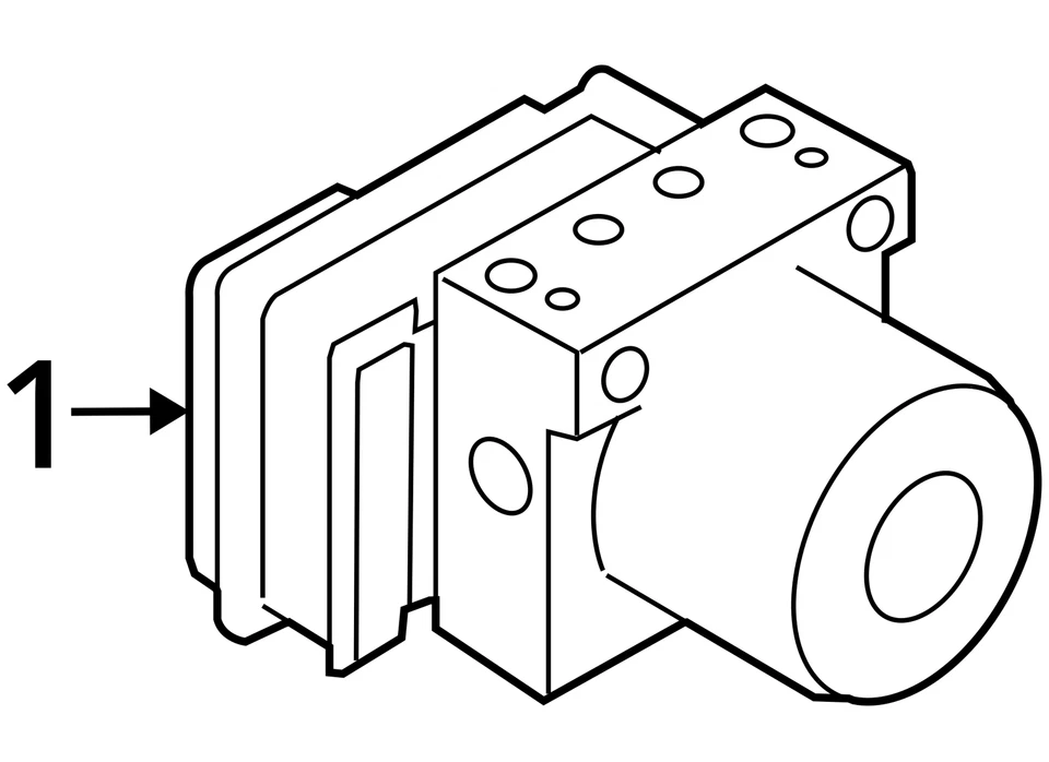 Módulo de control de bomba ABS Hyundai Sonata 2006-2008 DRQO6 Foto 4 de 4