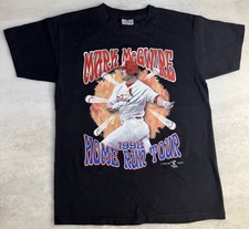 Vintage Youth Mark McGwire St Louis Cardinals Home Run Tour 1998 T Shirt Large