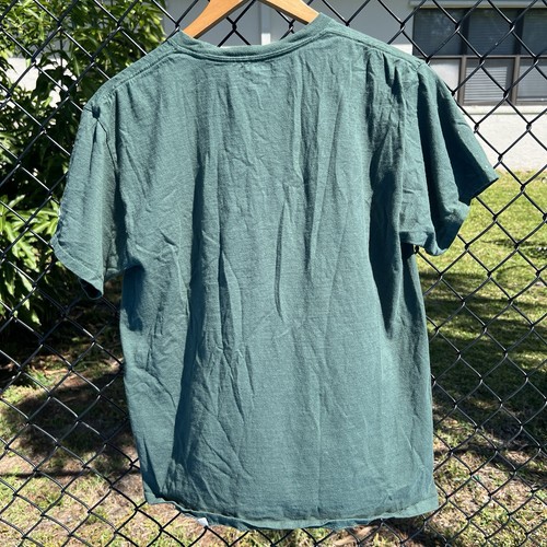 Champion Men's Logo Classic Jersey Graphic Tee Shirt Dark Green Size Medium - Picture 4 of 5