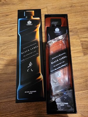 Johnnie Walker Blade Runner 2049 Director s Cut Empty Bottle Black Label W/Box
