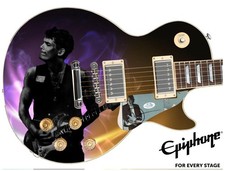 John Mayer Epiphone Autographed Custom Photo Graphics Guitar ACOA