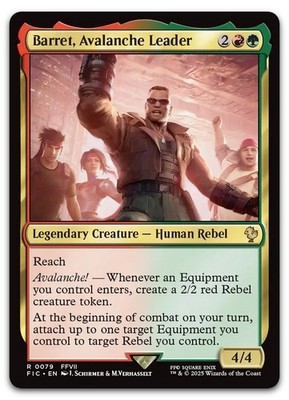 Barret, Avalanche Leader #79 (NM) Final Fantasy FIC Magic MTG