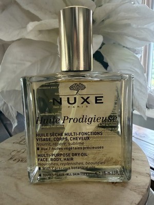 NUXE Huile Prodigieuse Multi-Purpose Dry Oil Face Body Hair - 3.3 fl oz 100ml