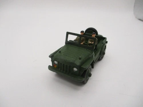 Vintage Dinky Toys  #674g Austin Champ Jeep w/Driver & passenger. excellent!
