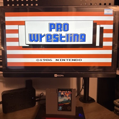 Pro Wrestling - Nes Nintendo Entertainment System
