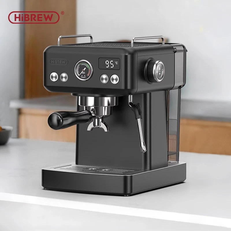 ‎HIBREW HiBREW Kaffeemaschine Halbautomatische Espressomaschine Temperatur einstellbar