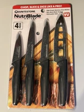 Granitestone NutriBlade Knife Set Easy Grip Nonstick High-Grade Stainless NEW!!!