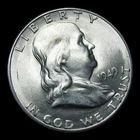 1949-S Franklin Half Dollar Silver ---- Unc Condition Coin ---- #KK538