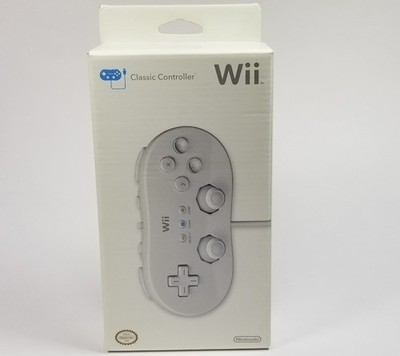 Nintendo Wii Classic Controller White Official New In Sealed Box