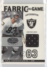 2007 Leaf Certified Materials Fabric of the Game 32/40 Ted Hendricks HOF a8r