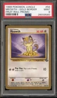 Pokemon Meowth Fruit Foll Gold Border Jungle Promo #56 PSA 9 Mint