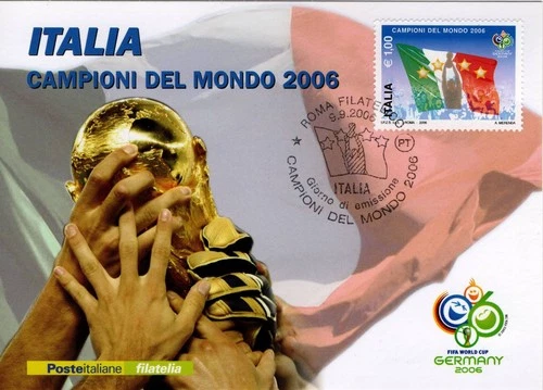 ITALY 2006 - World Champions - Postcard FDC - OCCASION!!!