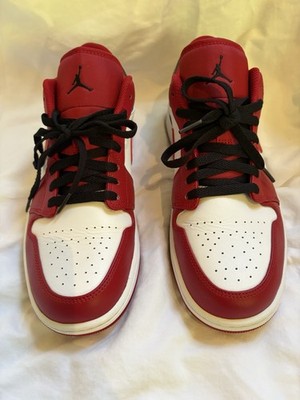 Jordan Air Jordan 1 Low Men's Lace Up Low Top Colorblock Basketball Sneaker