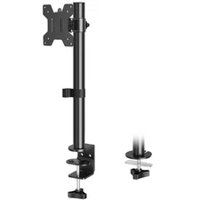 Single Monitor Mount, Adjustable Monitor Stand for Max 32 Inch Flat Curved Co...