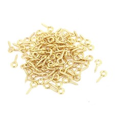 100Pcs 4mmx9mm Metal Small Eye Screws Eyelets for Jewellery