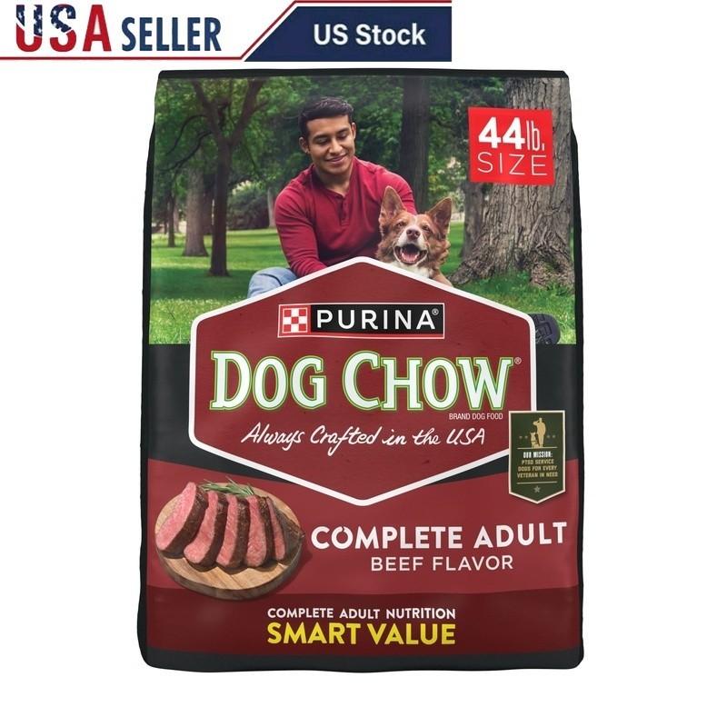 Beef Flavor 44lb Dry Kibble 23 Vitamins Immune Support