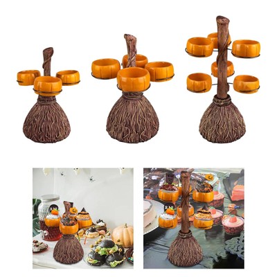Halloween-Kürbis-Snackschalen in Kürbisform für Halloween-Salatdessert