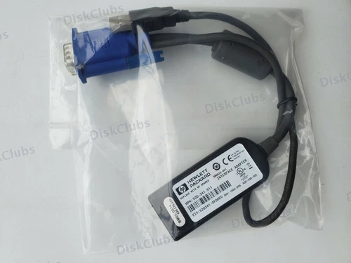 New HP KVM USB Interface Adapter Cable, 336047-B21, Spare Part No: 396633-001