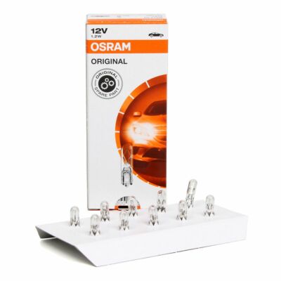 10x OSRAM 2721 Halogenlampe Glühlampe W1,2W ORIGINAL LINE 12V 1,2W W2x4.6d