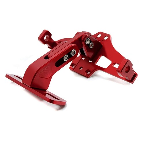 Portamatriculas para Yamaha MT-09 / Tracer 900 + iluminación NH2 rojo - Imagen 6 de 7